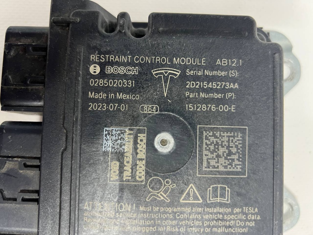 Блок подушок безпеки Tesla Model 3/Y/S/X, 1512876-00-E