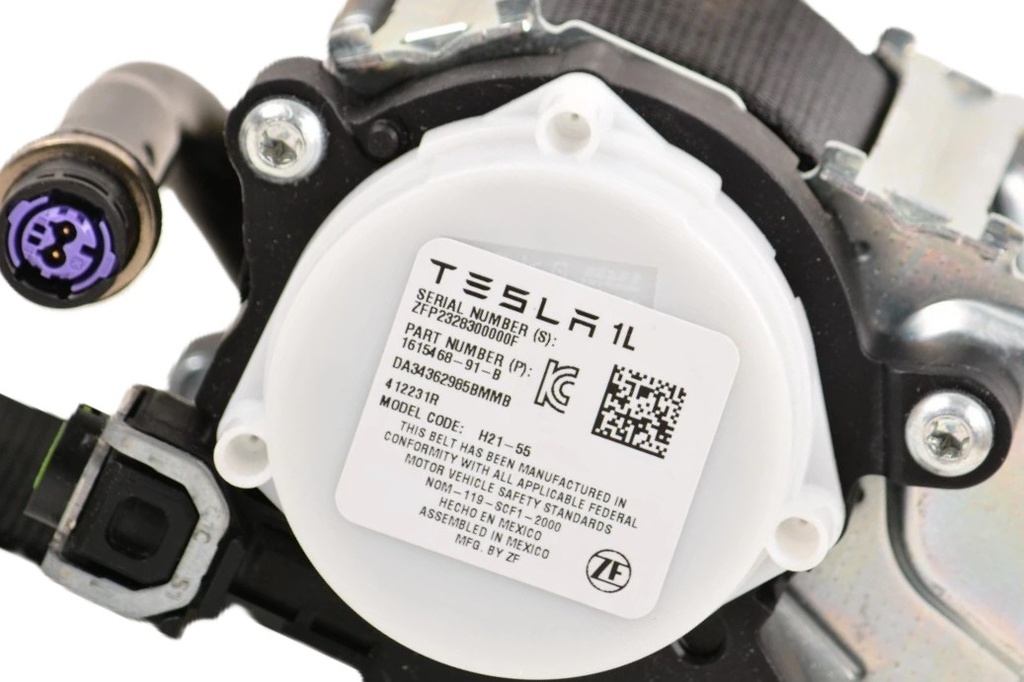 Ремінь безпеки водійський передній лівий Tesla Model X 21+, 1615468-91-B