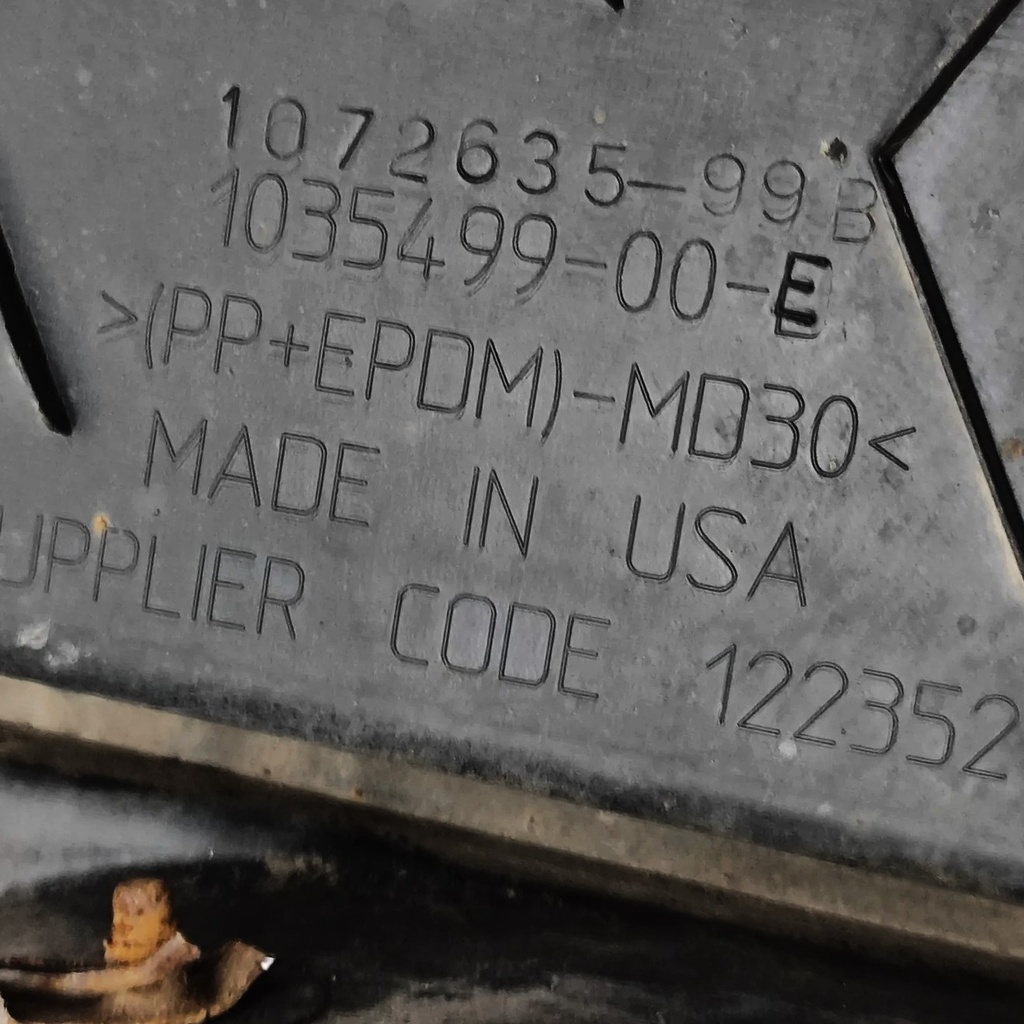 Захист заднього підрамника Tesla Model X, 1035499-00-E
