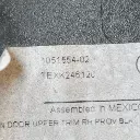 Панель облицювальна задніх дверей права (Black Fabric) Tesla Model X, 1051554-02-I