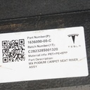Килимок кронштейна центральної консолі Tesla Model X 21+, 1636090-00-C