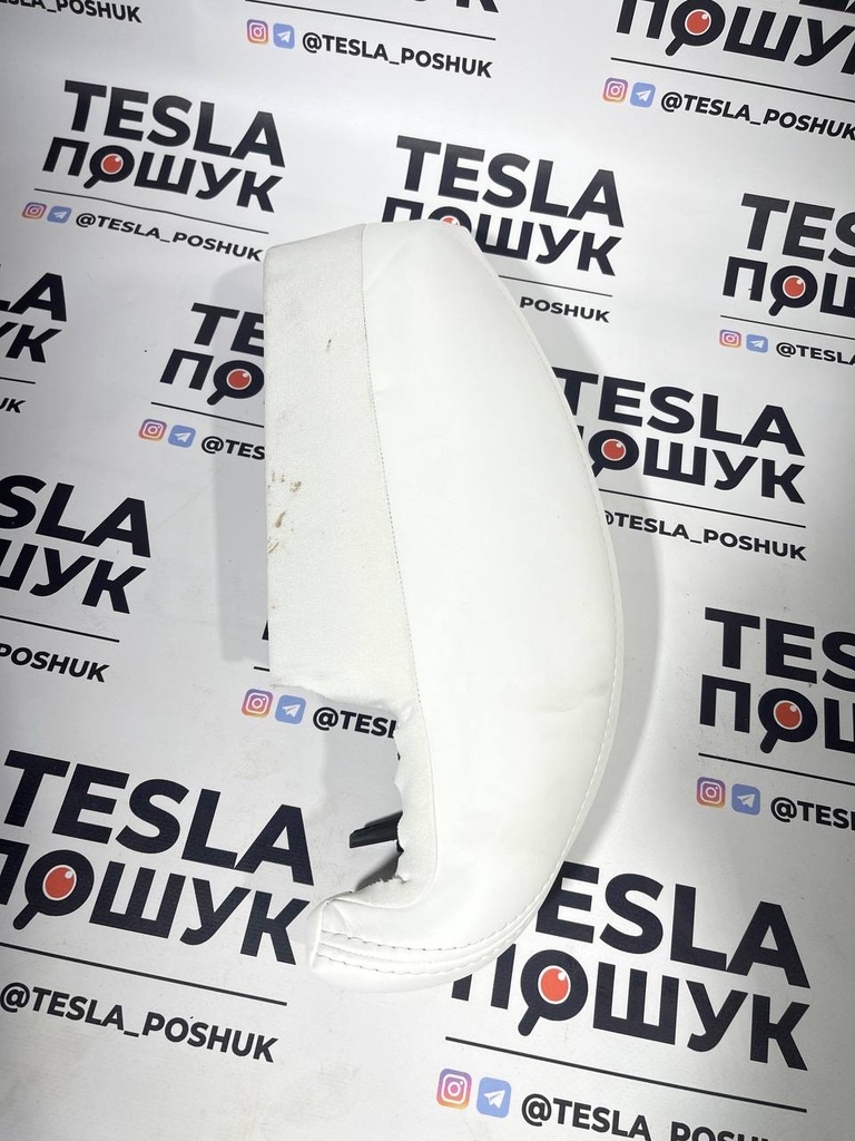 Подушка сидіння 2-го ряду бічна LН (white) Tesla Model S 21+, 1582453-00-C