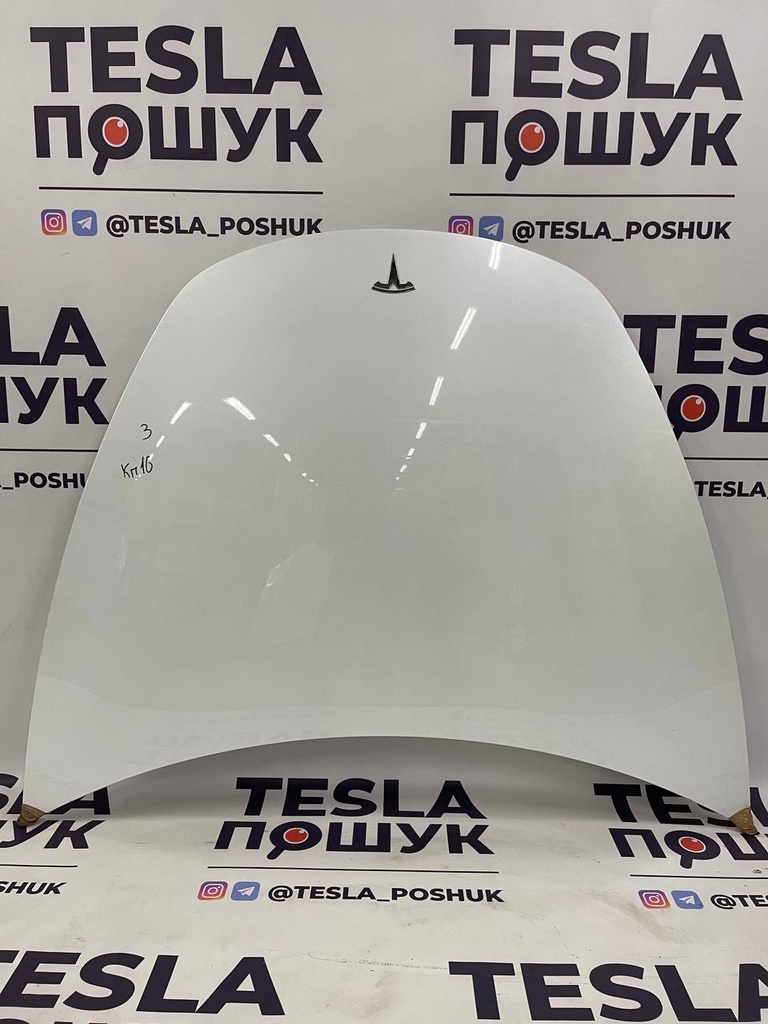 Капот White Tesla Model 3, 1081390-S0-A