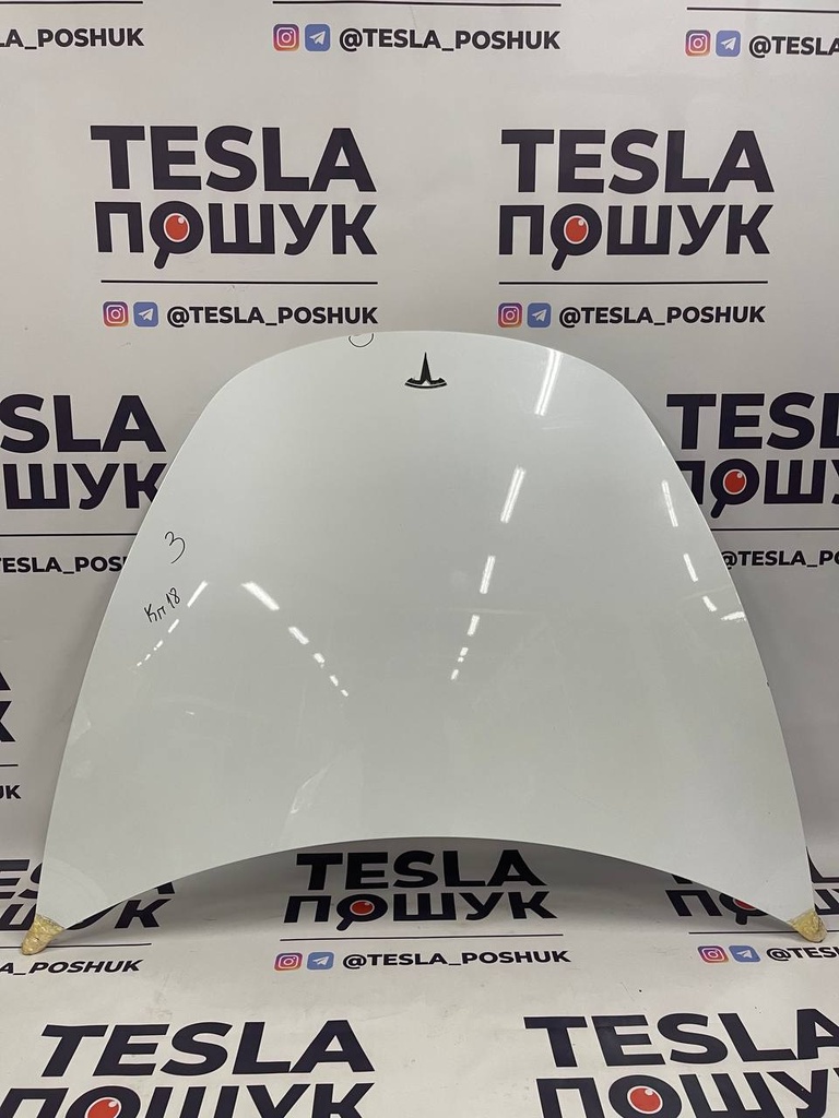 Капот White Tesla Model 3, 1081390-S0-A