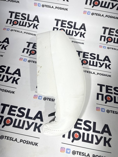 [1582453-00-C] Подушка сидіння 2-го ряду бічна ліва (White) Tesla Model S 21+, 1582453-00-C