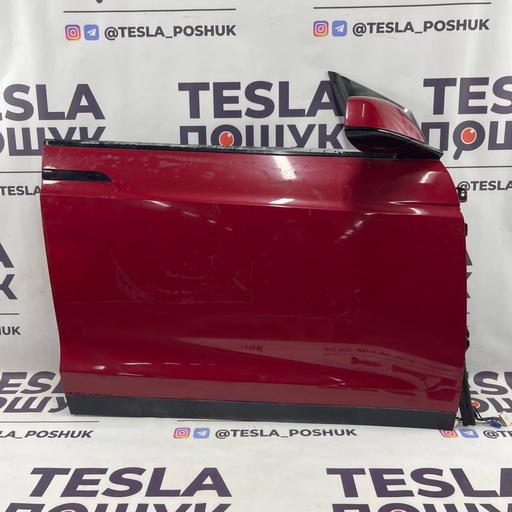 [1566183-00-A] Двері передні праві Red Tesla Model X21+, 1566183-00-A
