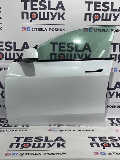 [1505460-12-A] Двері передні ліві white ( комплектні, без скла ) Tesla Model Y, 1505460-12-A