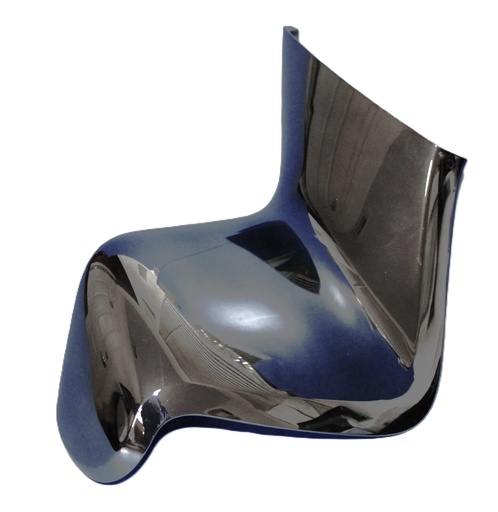 [1062971-00-B] Накладка 2-го ряду сидінь права наружна (хром) Tesla Model X, 1062971-00-B